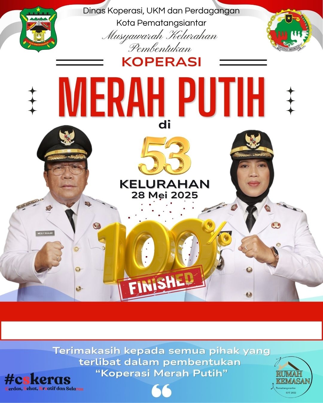 Pembentukan Koperasi Desa Merah Putih akhirnya SELESAI