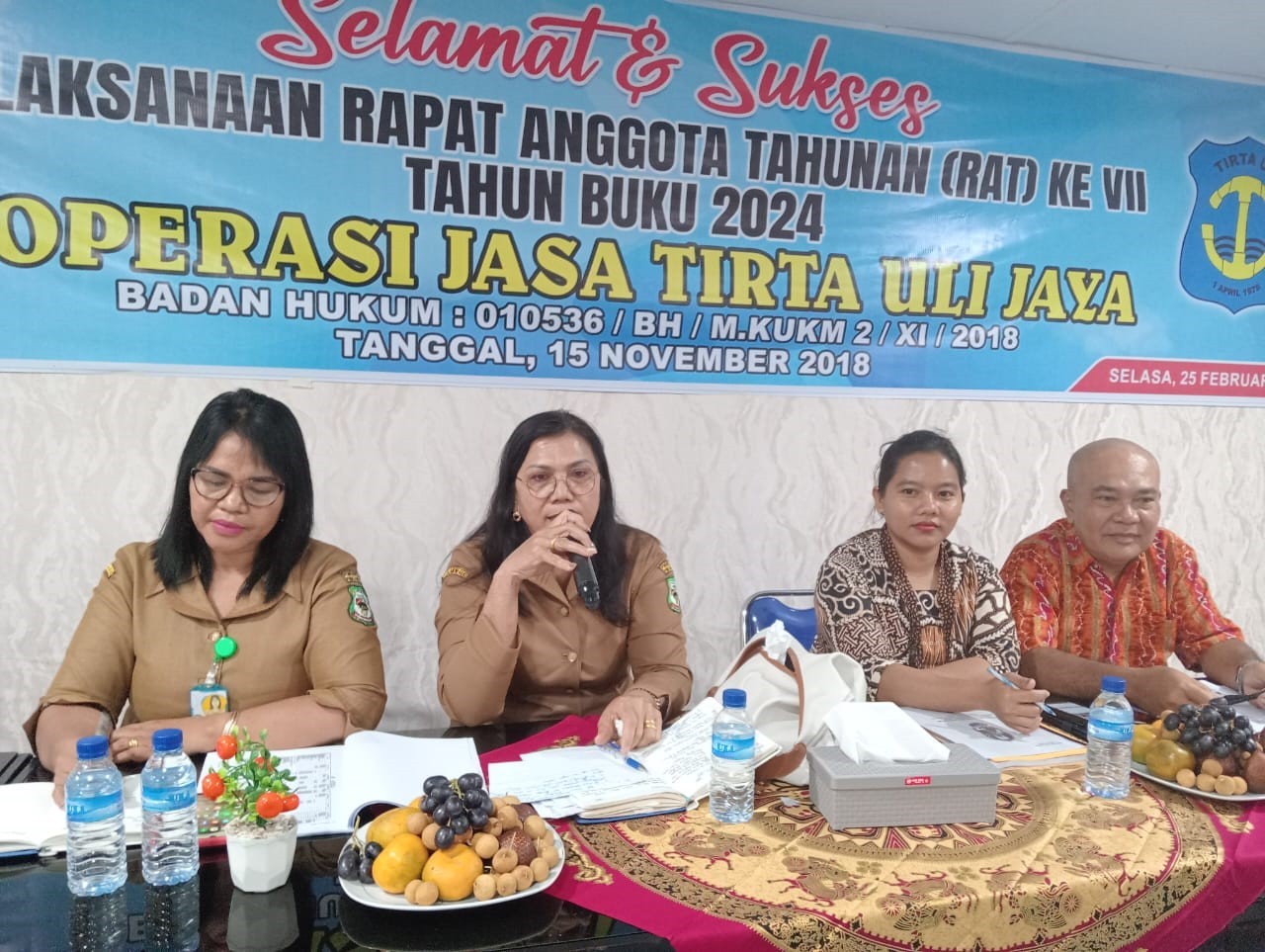 RAPAT ANGGOTA TAHUNAN KOPERASI JASA TIRTAULI JAYA PEMATANGSIANTAR 